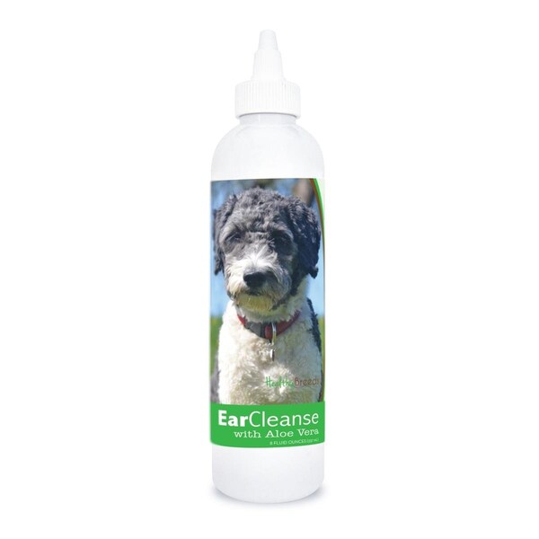 Healthy Breeds 8 oz Aussiedoodle Ear Cleanse with Aloe Vera Cucumber Melon 840235197409 - main